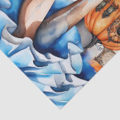 Mousseline Papier de découpage Princesse de minuit (Détail)