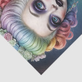 Mousseline Papier de découpage Rainbow Marie Antoinette (Détail)