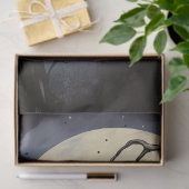 Mousseline Papier de découpage Raven 1 Halloween (Cadeau)