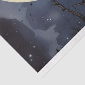 Mousseline Papier de découpage Raven 1 Halloween (Détail)