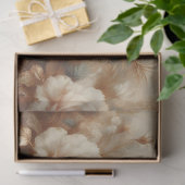 Mousseline Papier de découpage Roses blanches roses (Cadeau)