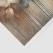 Mousseline Papier de découpage Roses blanches roses (Détail)