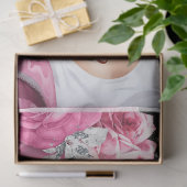 Mousseline Papier de découpage SG2, noir et rose (Cadeau)