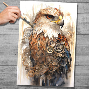Mousseline Papier de découpage Steampunk Falcon 2