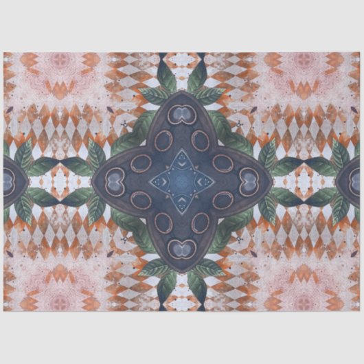 Mousseline Papier de découpage Steampunk pour grandes applica (Recto)