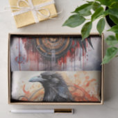 Mousseline Papier de découpage Steampunk Raven 1 (Cadeau)