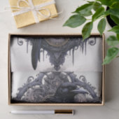 Mousseline Papier de découpage Steampunk Raven 2 (Cadeau)