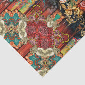 Mousseline Papier de découpage sur le tissus des Boho d'Afriq (Détail)