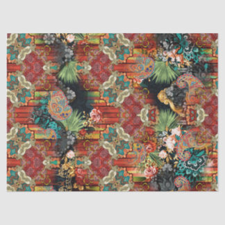 Mousseline Papier de découpage sur le tissus des Boho d'Afriq