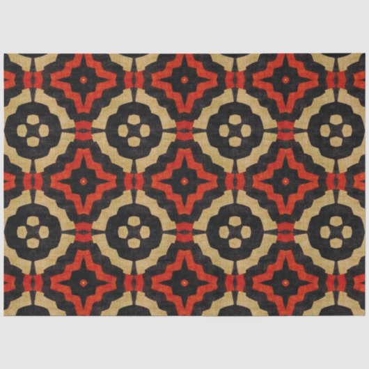 Mousseline Papier de découpage textile africain (Recto)