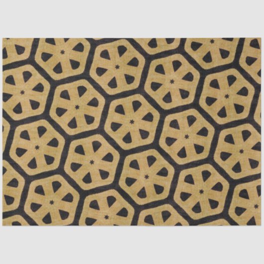 Mousseline Papier de découpage textile africain (Recto)