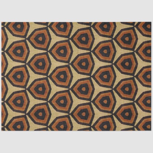 Mousseline Papier de découpage textile africain (Recto)