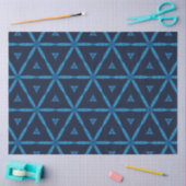 Mousseline Papier de découpage textile africain Indigo (Artisanat)