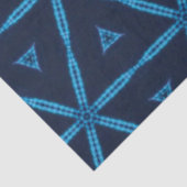 Mousseline Papier de découpage textile africain Indigo (Détail)