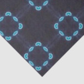 Mousseline Papier de découpage textile africain Indigo (Détail)