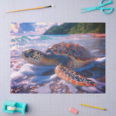 Mousseline Papier de découpage/tissu de tortue marine (Artisanat)