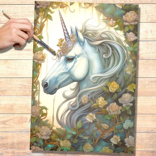 Mousseline Papier de découpage Unicorne 5