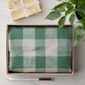 Mousseline Papier de découpage vert et bleu Buffalo Check (Cadeau)