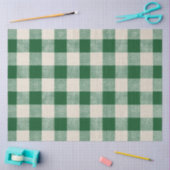 Mousseline Papier de découpage vert et bleu Buffalo Check (Artisanat)