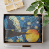 Mousseline Papier de découpage Vintage Starry Nights (Cadeau)