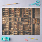 Mousseline Papier de découpage Whiskey - Élégance de barre ru (Artisanat)