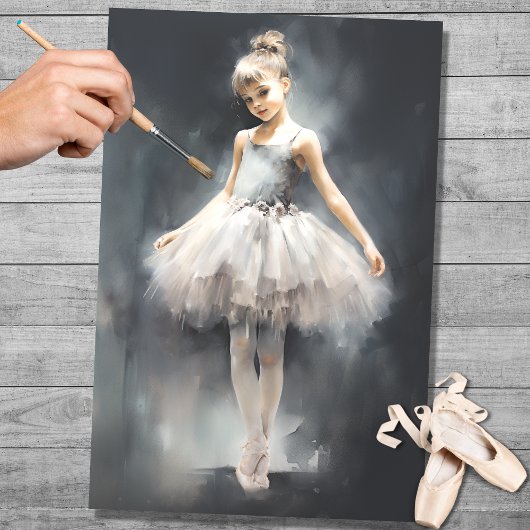 Mousseline Papier de découpage Young Ballerina 1