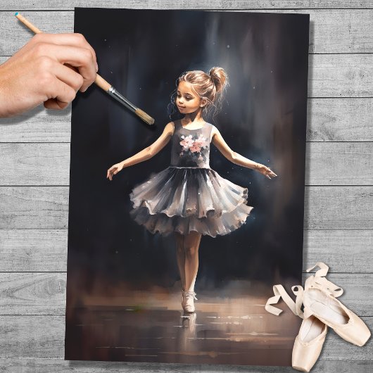 Mousseline Papier de découpage Young Ballerina 5