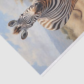 Mousseline Papier de découpage Zebra 1 (Détail)