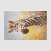 Mousseline Papier de découpage Zebra 2 (Recto)