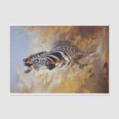 Mousseline Papier de découpage Zebra 3 (Recto)