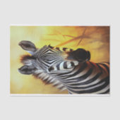 Mousseline Papier de découpage Zebra 4 (Recto)