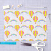 Mousseline Papier de fond à bulle d'air chaud - Arrière - pla (Artisanat)