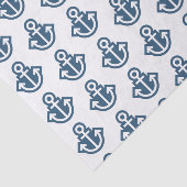 Mousseline Papier de fond Ancres (Détail)