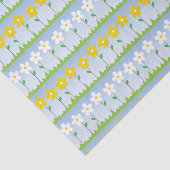 Mousseline Papier de fond blanc et jaune (Détail)