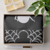 Mousseline Papier de fond blanc Spider (Cadeau)