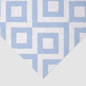 Mousseline Papier de fond bleu clair et blanc (Détail)