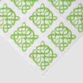 Mousseline Papier de fond CELTIQUE VERT (Détail)