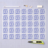 Mousseline Papier de fond CELTIQUE VIOLET (Artisanat)