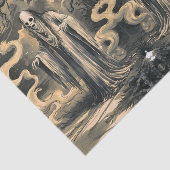 Mousseline Papier de fond d'art gothique (Détail)