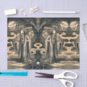 Mousseline Papier de fond d'art gothique (Artisanat)