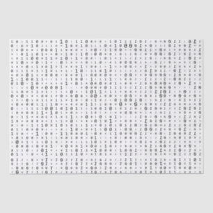 Mousseline Papier de fond de code binaire