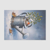 Mousseline Papier de fond de décantation pour oiseaux d'hiver (Recto)