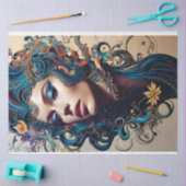 Mousseline Papier de fond de découpage de l'expression artist (Artisanat)