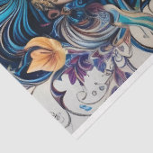 Mousseline Papier de fond de découpage de l'expression artist (Détail)