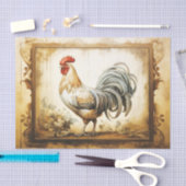 Mousseline Papier de fond de découpage de poulet rustique (Artisanat)