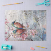 Mousseline Papier de fond de découpage des oiseaux de pêche (Artisanat)