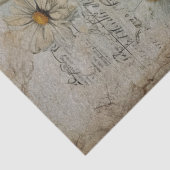 Mousseline Papier de fond de découpage vintage blanc (Détail)