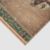 Mousseline Papier de fond de la scène d'hiver victorienne (Détail)