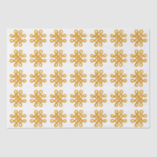 Mousseline Papier de fond de noeud CELTIC OR