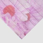 Mousseline Papier de fond de scène fleuri violet (Détail)